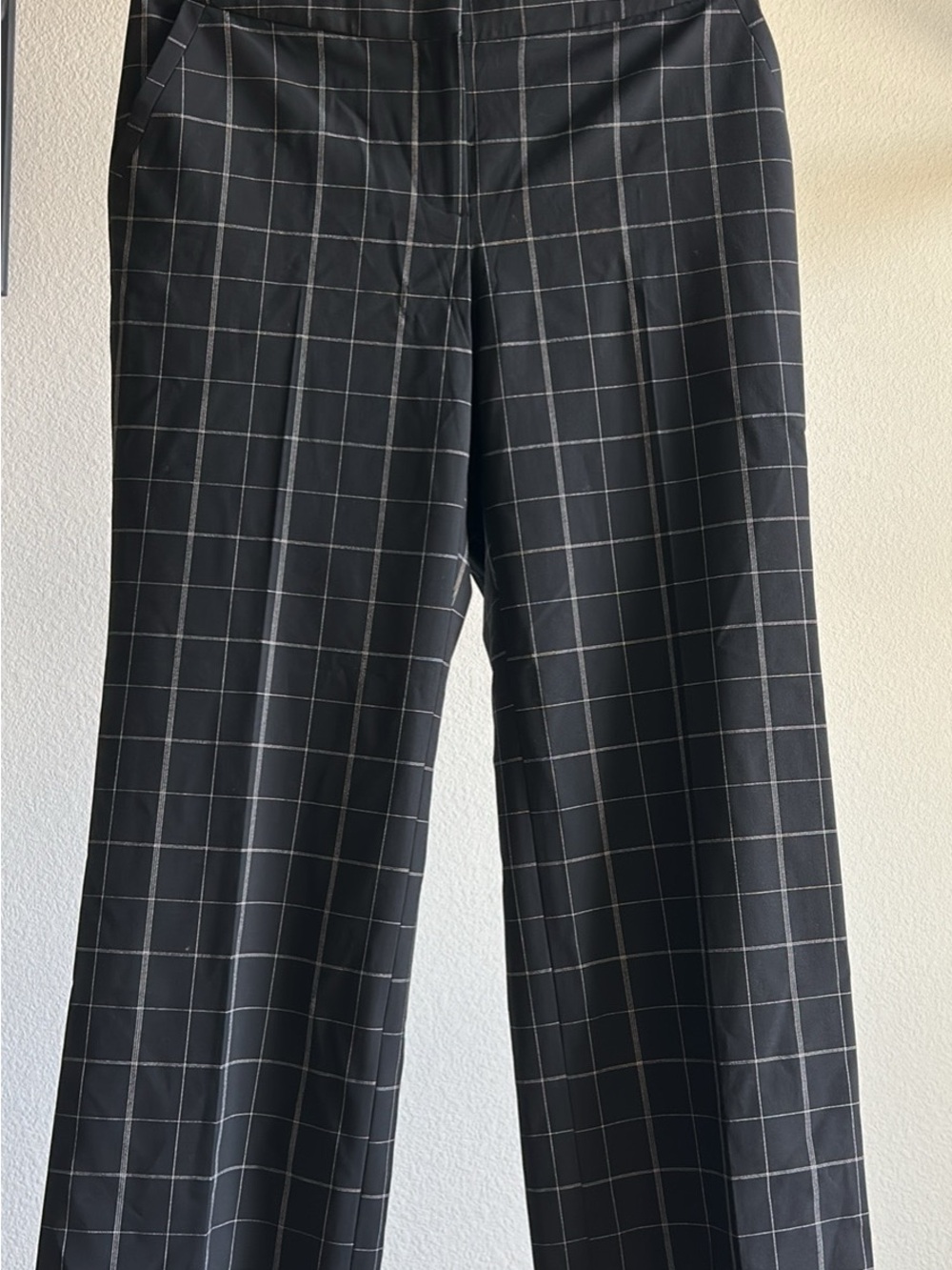 Black Windowpane Men’s Dress Pants